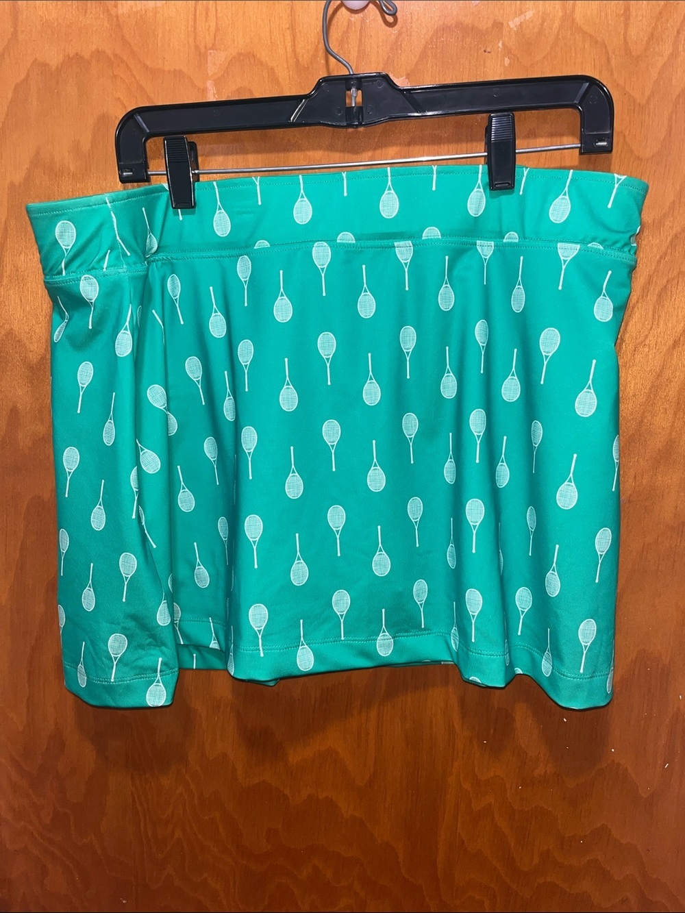 Prince Green Mini Skort with White Racket Print